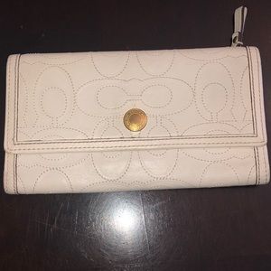 Coach leather wallet